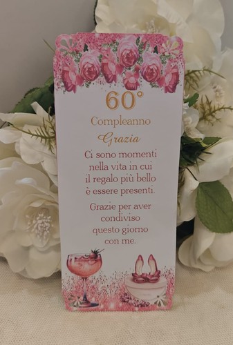 Segnaposto compleanno adulti