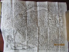 CARTA GEOGRAFICA DUCATO SAVOIA Salmon Albrizzi 1751 originale