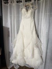 Pronovias ivory halter - ivory,