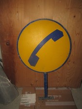 Insegna telefonica bifacciale - telefonica,