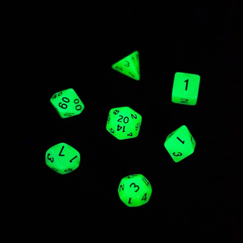 Set dadi fluo - 7, in