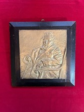 Arte scultura ITALIANA bassorilievo bronzo poeta CARDUCCI poesia