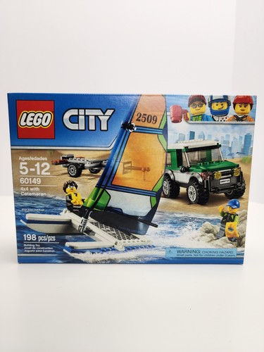 Lego 60149 4x4 - lego, catamarano
