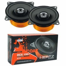 2 Altoparlanti 10cm Hertz Dcx100.3 80W  Coppia Casse 100mm Coassiali 2Vie Nuove
