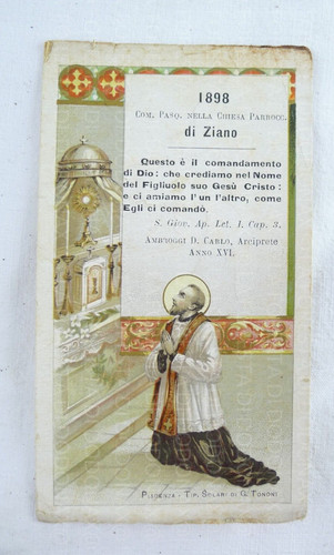 Ziano 1898 piacenza santino - ziano,