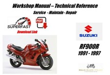 Suzuki RF900 R RF900R Manuale