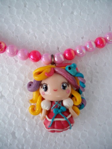 Collana ciondolo fimo fatto - ciondolo,
