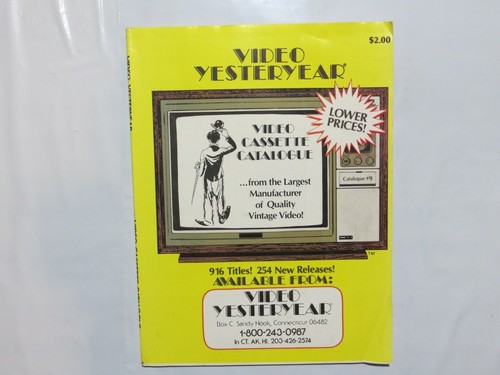 1987 video yesteryear cassette - video,