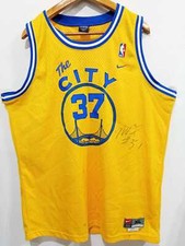 Canotta NBA autografata Golden State Warrior Van Exel numero 37 taglia XL uomo