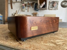 Thorens TD 124 Plinth Giradischi In Legno Massello Arrotondato