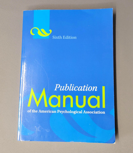 Publication manual american - publication,