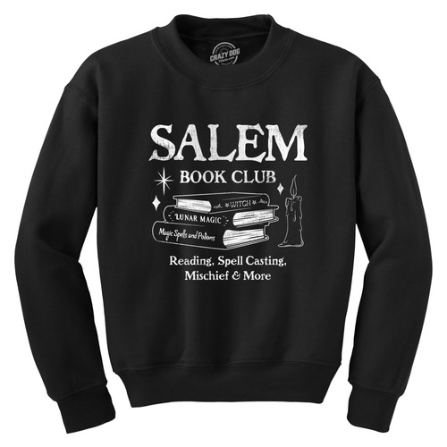 Felpa girocollo salem book - felpa,