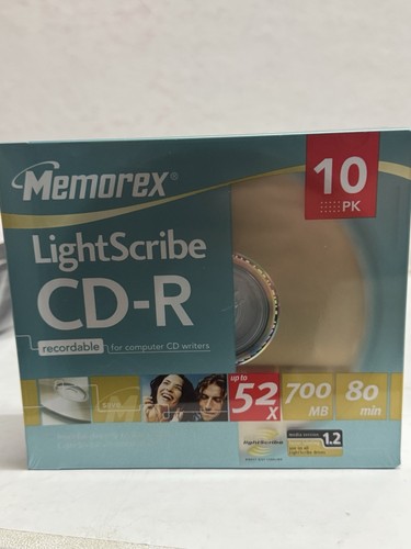 Memorex lightscribe 52x - lightscribe,