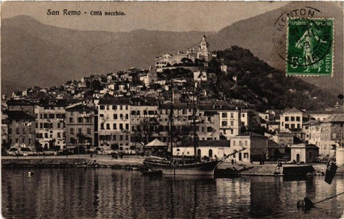 Cpa san remo - san, citta