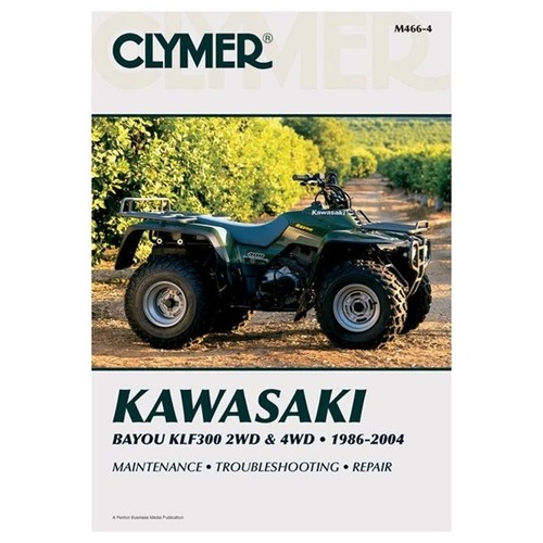 Clymer kawasaki klf300 04 - klf300, '86-04