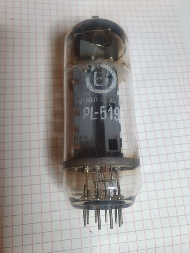 Valvola radio epoca pl519 - radio,
