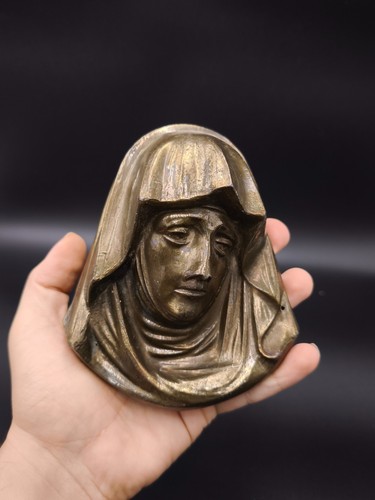 Antica targa bronzo mater - in,