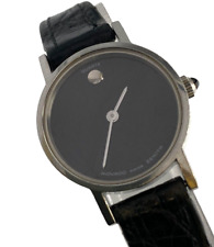 Orologio al quarzo donna MOVADO ZENITH Museum quadrante nero cal 31,5