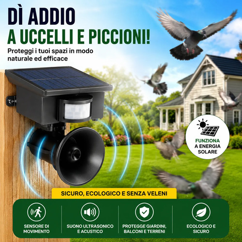 Dissuasore scaccia volatili - dissuasore,