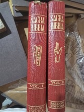 La Sacra Bibbia Garzanti La Vulgata Martini Dore' 1950 Antico E Nuovo Testamento