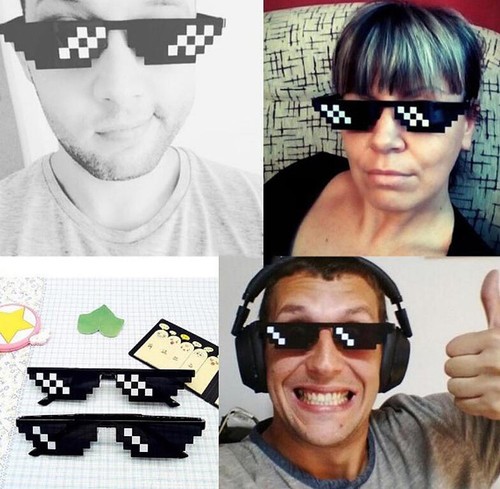 Occhiali thug life affare con - occhiali,