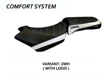 Rivestimento sella Venezia1 Comfort bianca logo Triumph Tiger 1200 2011-2021