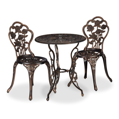 Relaxdays set bistrot 3 - set, da