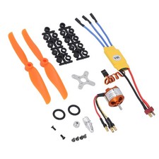 Kit elica ESC motore RC aereo brushless 2200KV per aliante