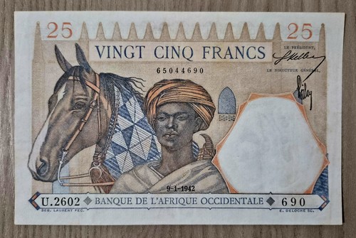 Banconota franchi - 25,