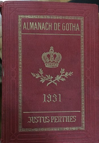 Almanach gotha 1931 - de,