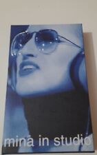 Mina In Studio Vhs,sony Music 2001 Pdu Box Con Libretto Special Foto,