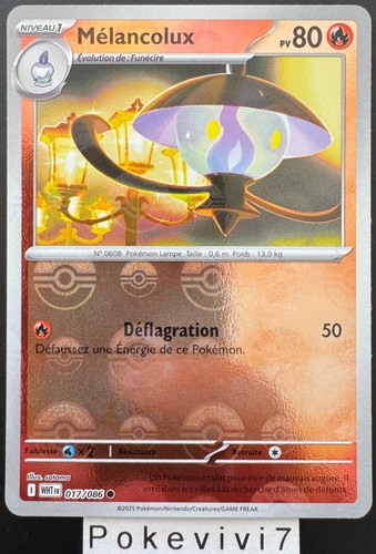 Carte pokemon melancolux - pokemon,