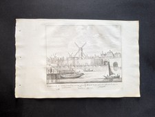 Portula tui nomen à machinis, Peter Schenck Gebouwen van Amsterdam, Stampa 1710