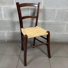 Sedia legno paglia - legno, intrecciata