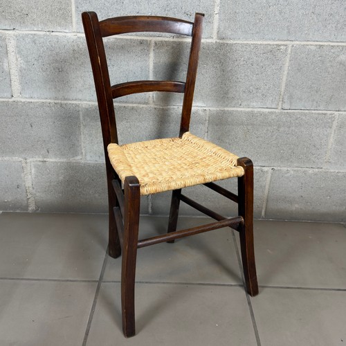 Sedia legno paglia intrecciata - sedia,