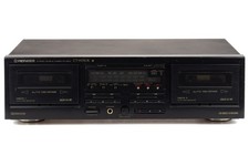 Pioneer CT-W350R Doppio registratore a cassette Auto Reverse/revisionato 1 Anno