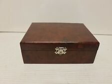 scatola porta gioie gioielli in vero legno noce lusso unico nuovo con scatola 