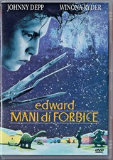 DVD • EDWARD MANI DI FORBICE (1990) FANTASTICO Johnny Depp ITim Burton TALIANO