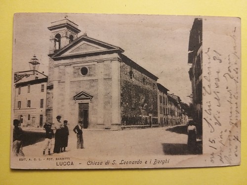 Lucca chiesa san - lucca, leonardo