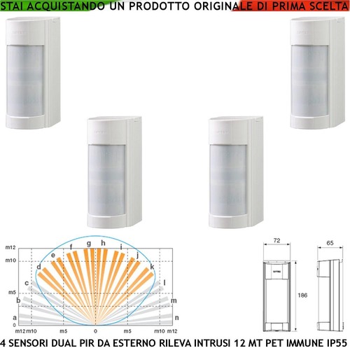 Rileva intrusi dual pir - dual,