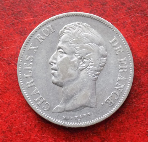 Francia franchi 1827 zecca - 5, b