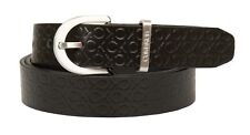 Cintura CK CALVIN KLEIN  vera pelle con tessuto logato altezza 2,5 articolo K60K