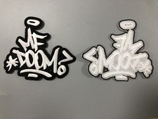 Patch MF Doom bianco e nero - Jay Dee Madlib Madvillain kmd old school hip hop