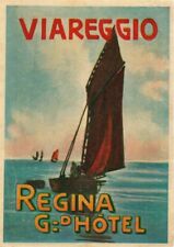 R 196 - Erinnofilia Cinderella - Chiudilettera Hotel Regina Viareggio