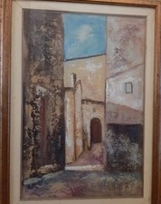 FRANCO AZZINARI Quadro olio su