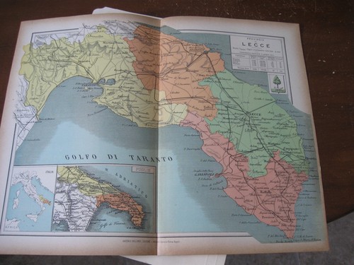 1917 mappa italiana - mappa, della