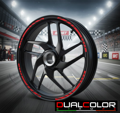Adesivi cerchi ducati strisce - cerchi,