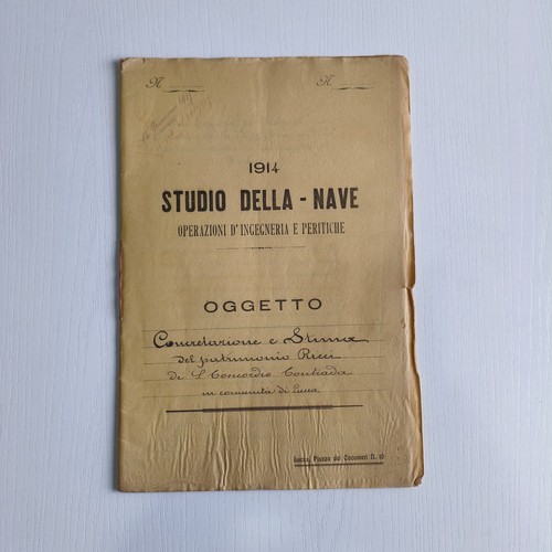 Perizia stima lucca 1914 - lucca, san