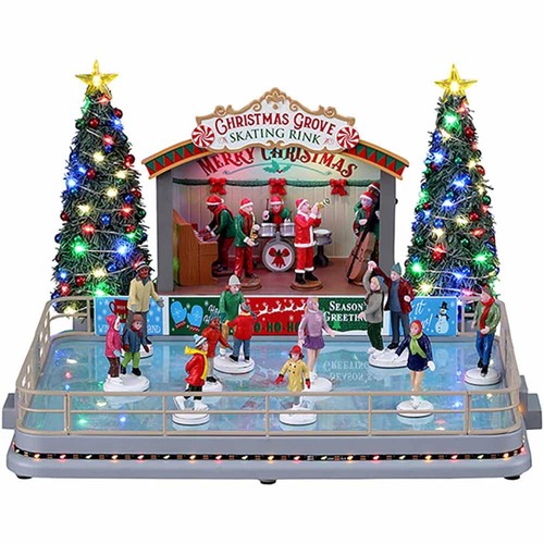 Christmas grove skating rink