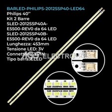 KIT 2 BARRE STRIP 64 LED TV